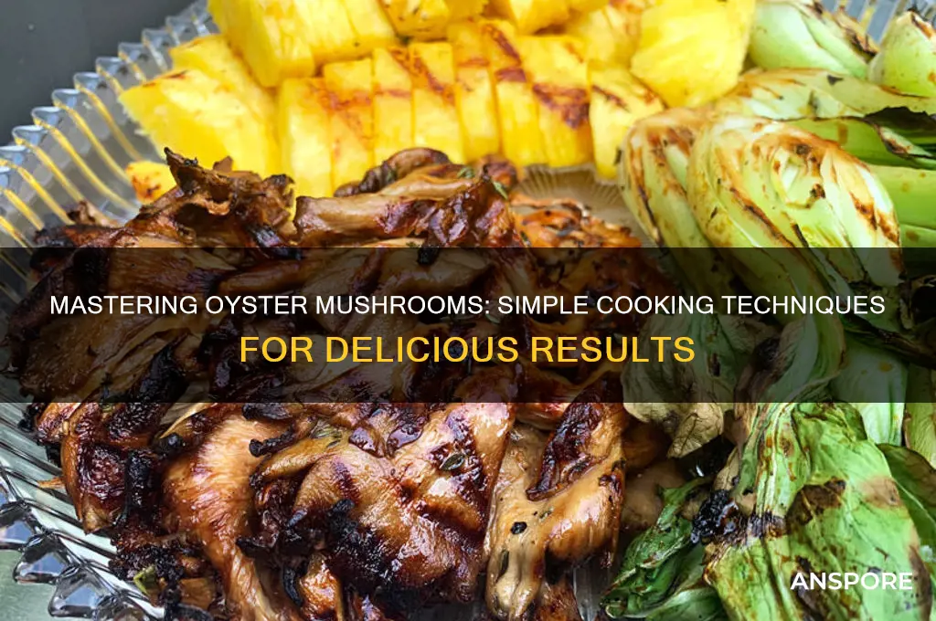 how to cook oyser mushrooms