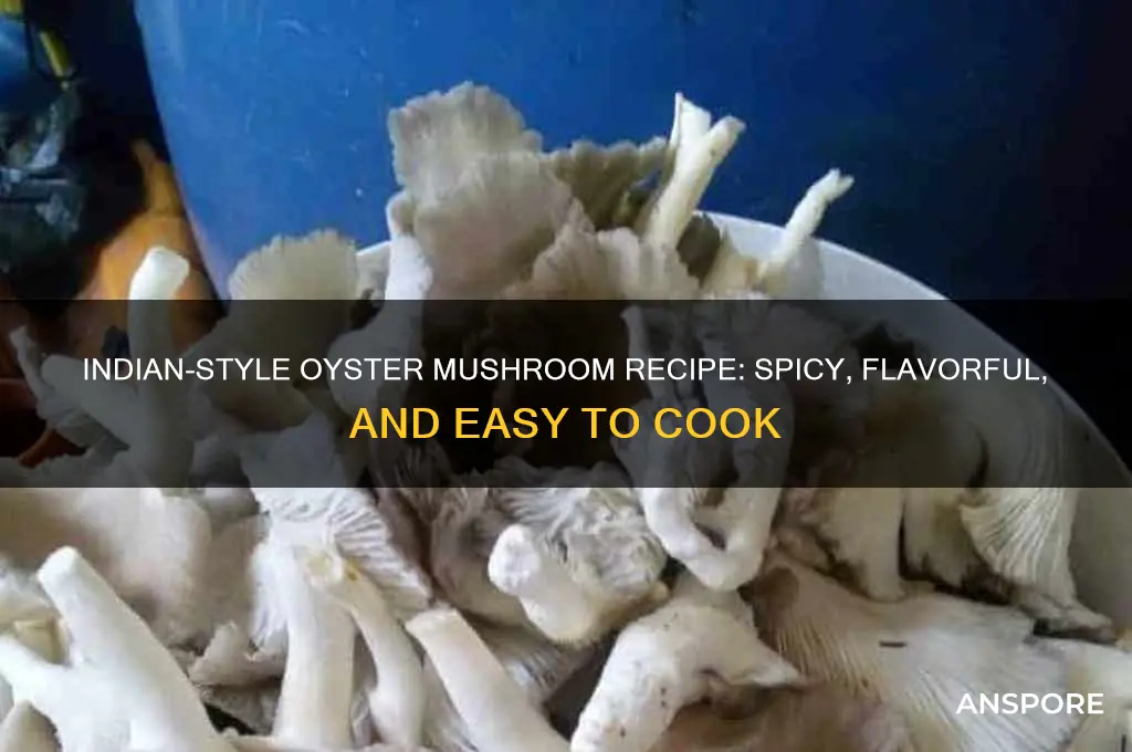 how to cook oyster mushroom in indian style