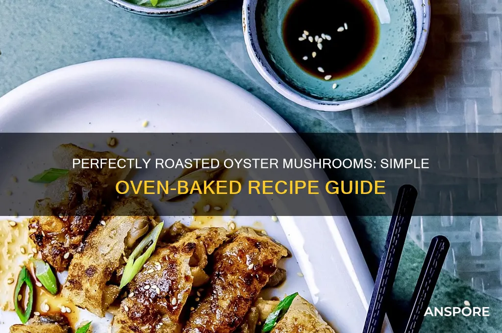how to cook oyster mushrooms in oven
