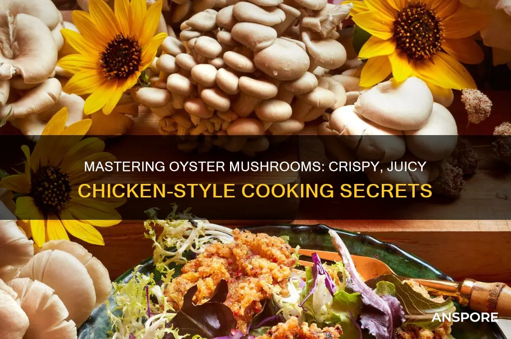 how to cook oyster mushrooms like chicken