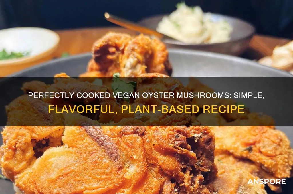 how to cook oyster mushrooms vegan