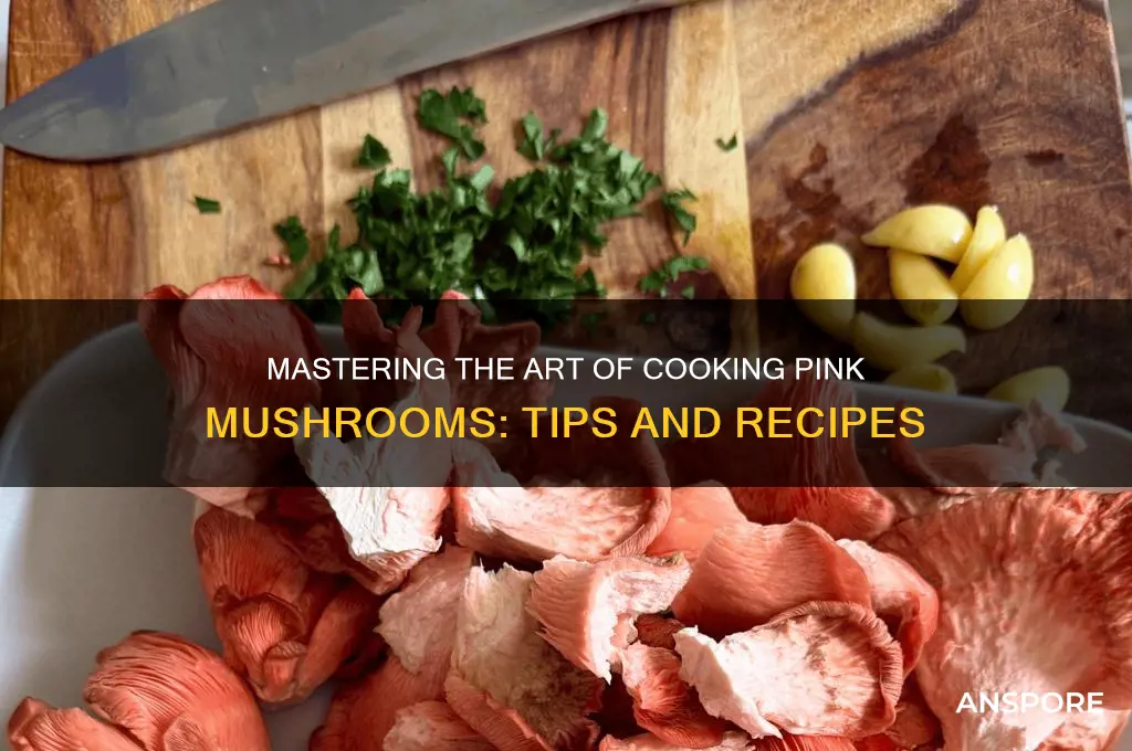 how to cook pink mushrooms