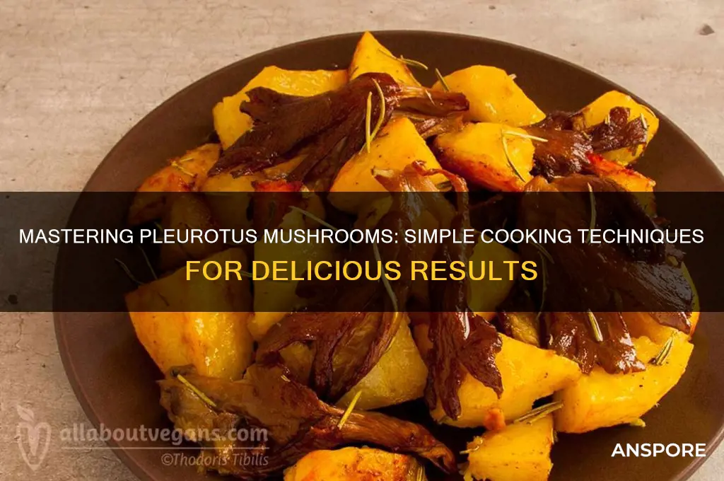 how to cook pleurotus mushrooms