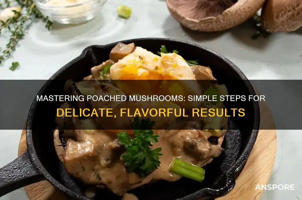how to cook poached mushrooms