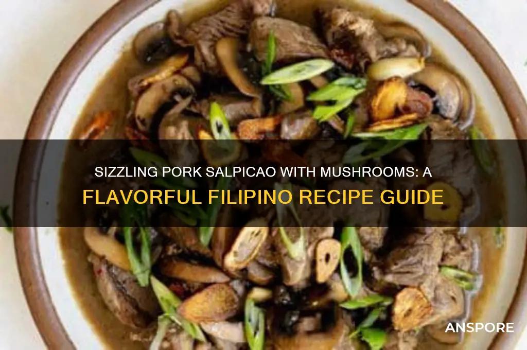 how to cook pork salpicao with mushroom