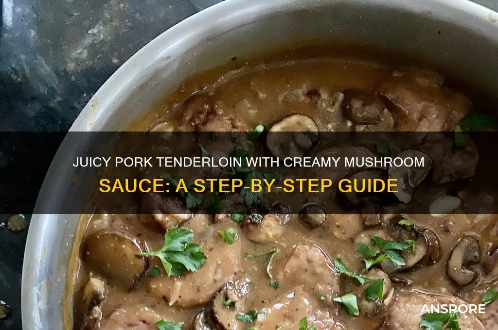 how to cook pork tenderloin with mushroom sauce