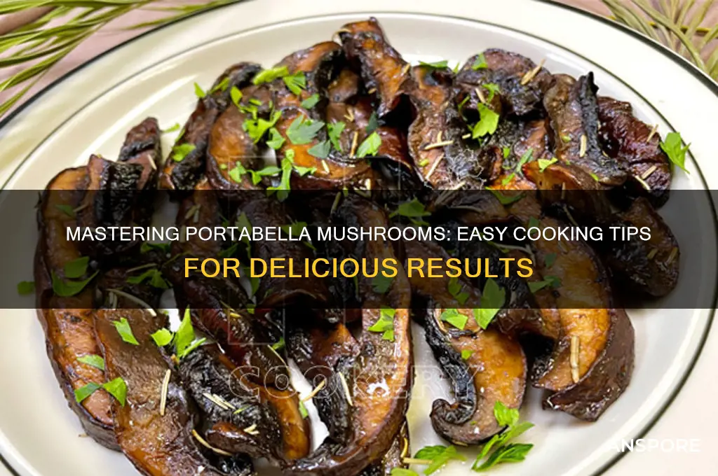 how to cook porta bella mushrooms