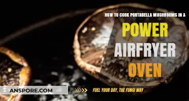Perfectly Crispy Portabella Mushrooms: Power AirFryer Oven Cooking Guide