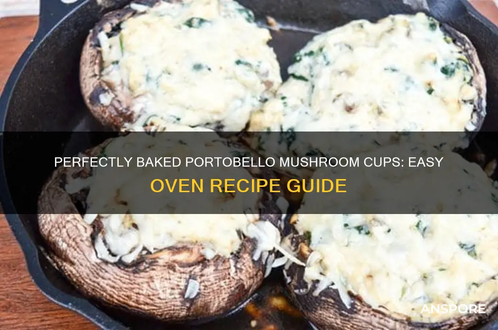 how to cook portbello mushroom cups in oven