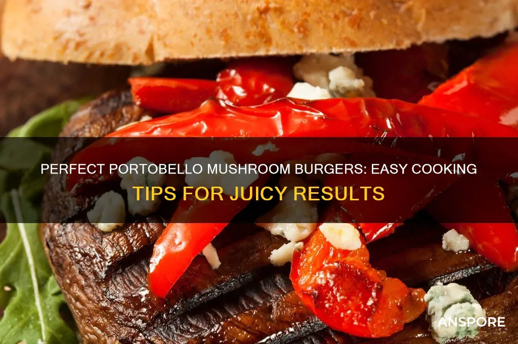 how to cook portebello mushrooms for burgers
