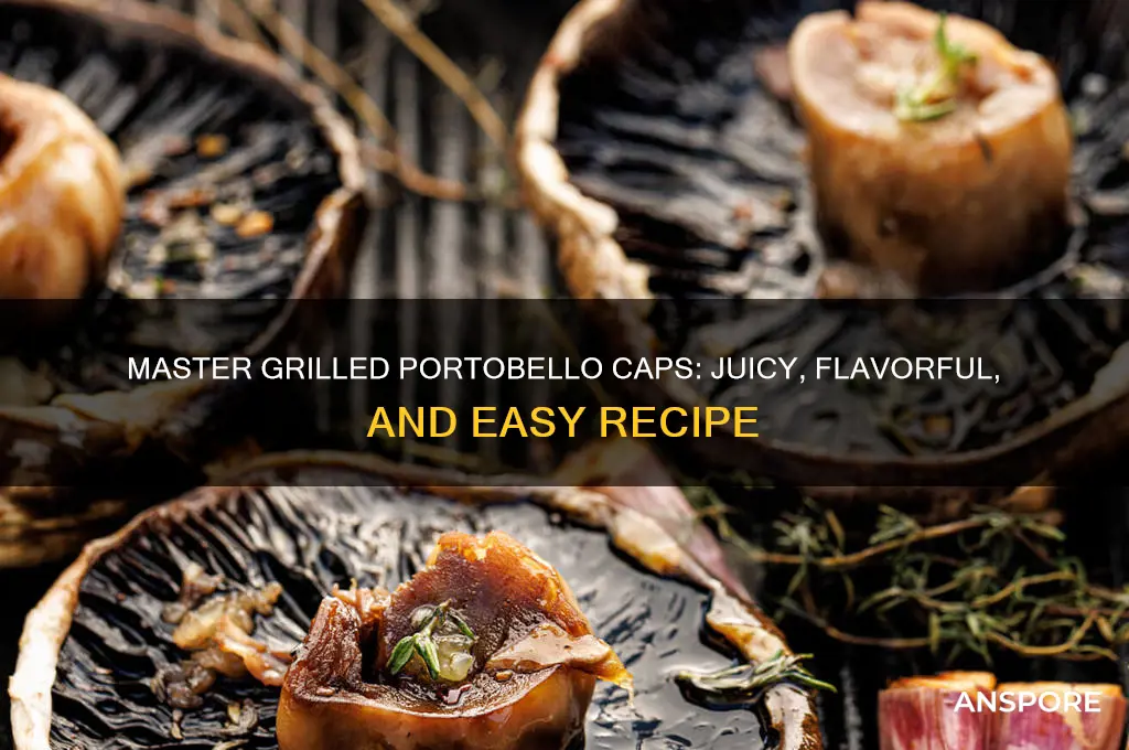 how to cook portobello mushroom caps on grill
