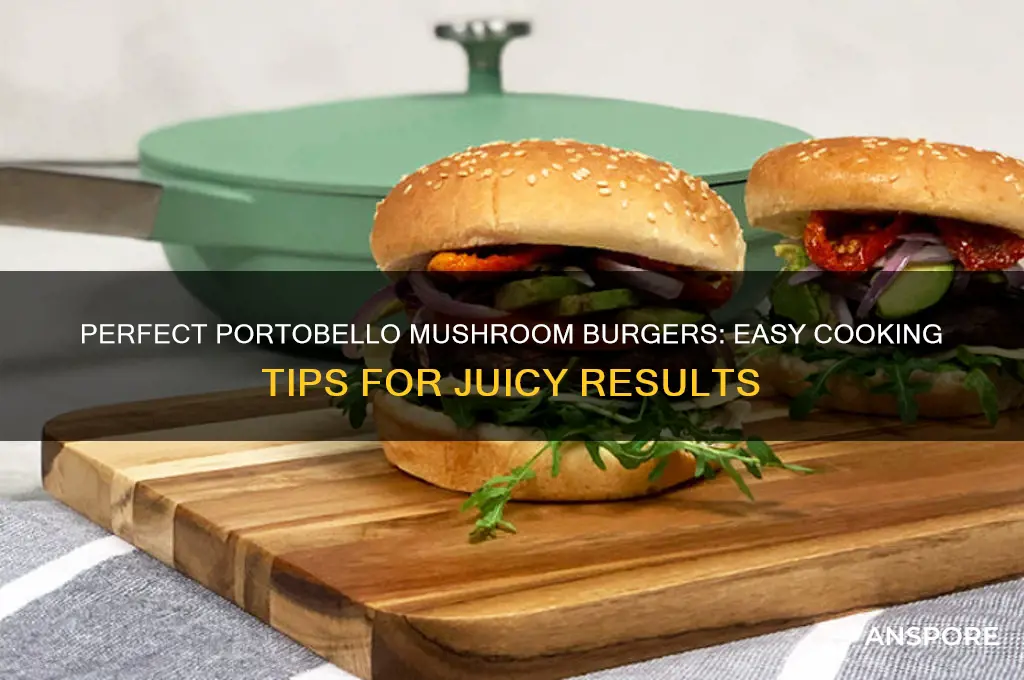how to cook portobello mushroom for burgers