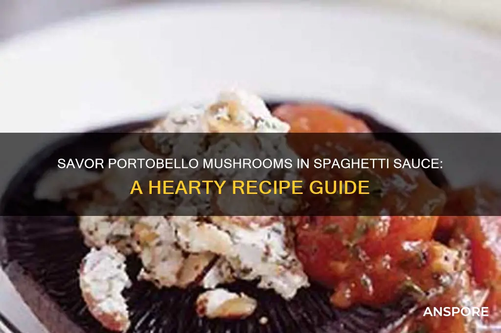how to cook portobello mushrooms in spaghetti sauce