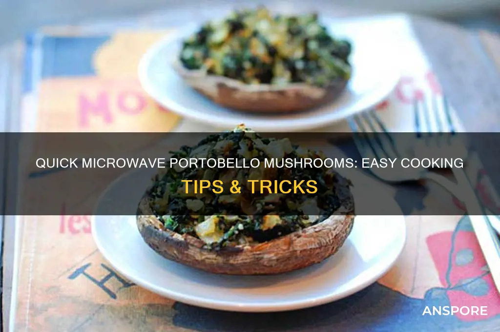 how to cook portobello mushrooms in the microwave
