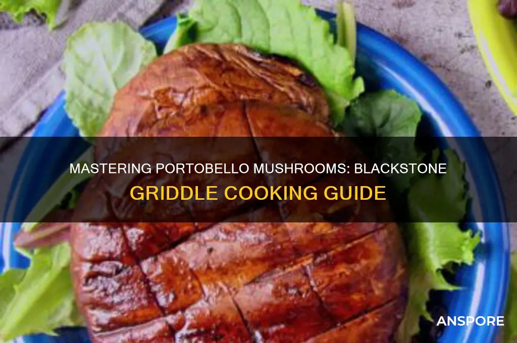 how to cook portobello mushrooms on blackstone griddle