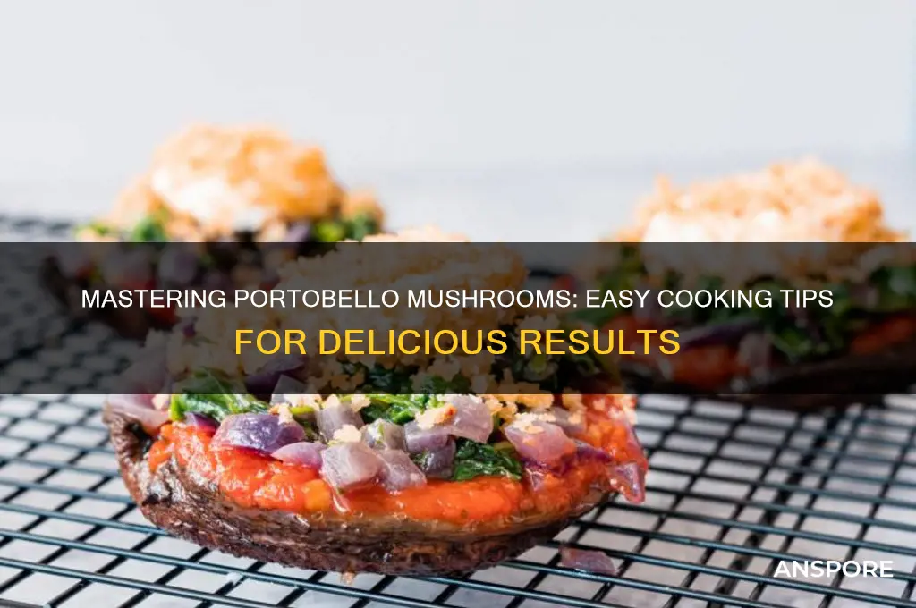 how to cook prtobella mushrooms