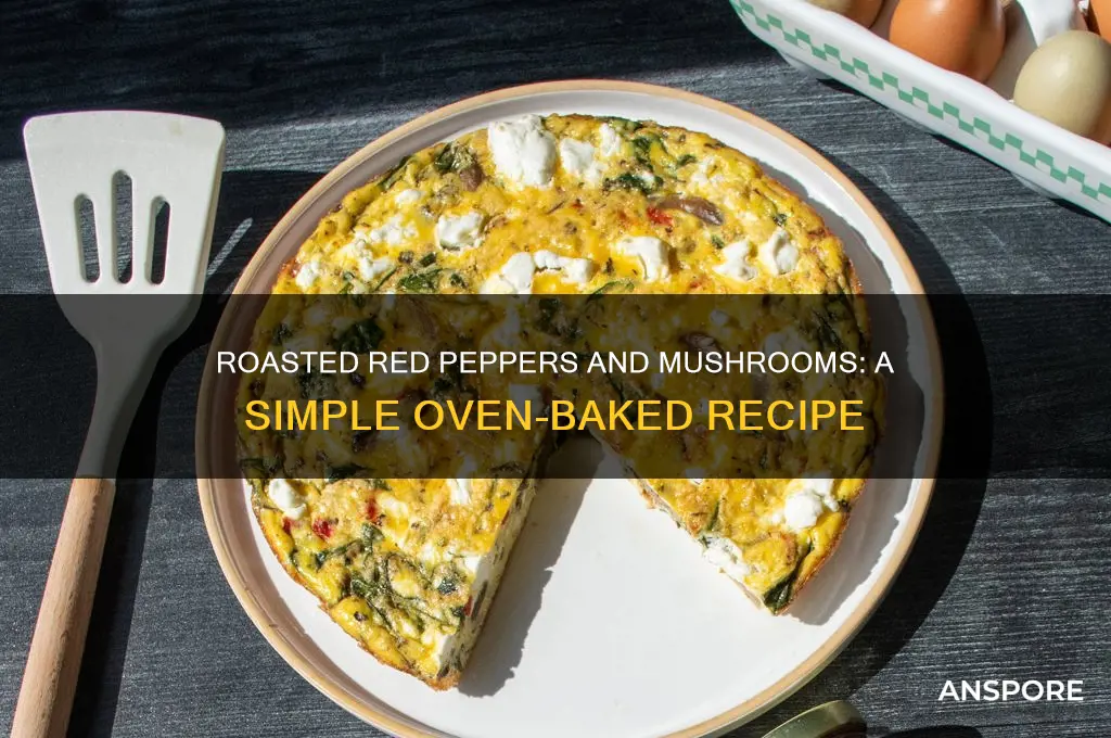 how to cook red peppers and mushrooms in oven