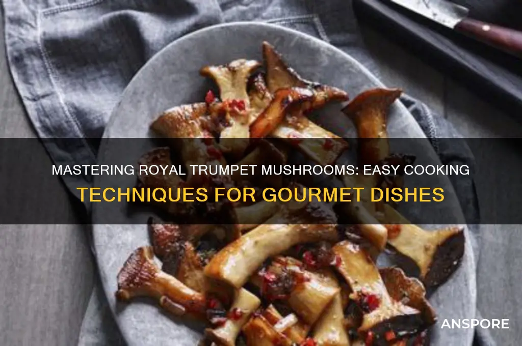 how to cook royal trumpet mushrooms