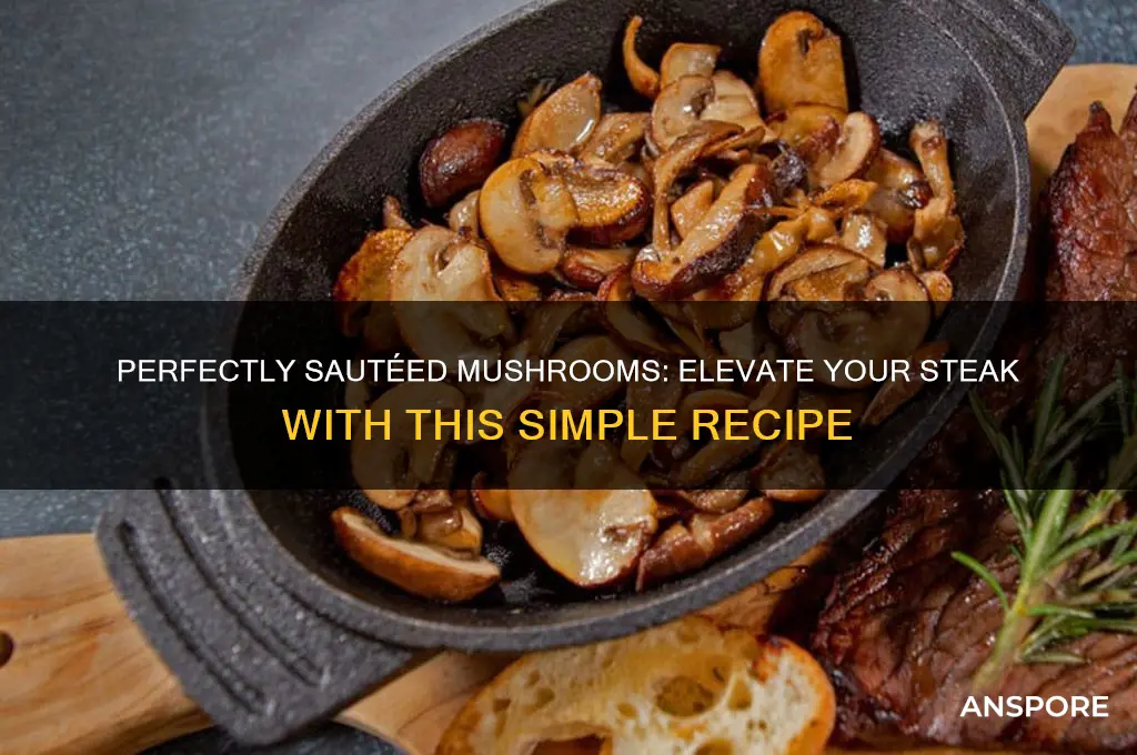 how to cook sauteed mushrooms for steak