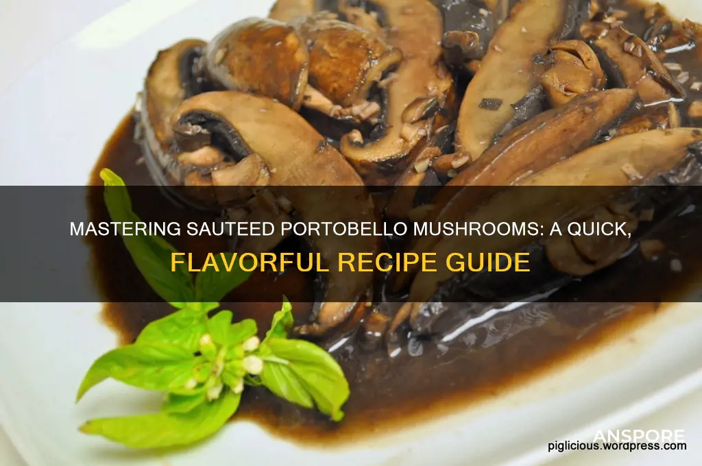 how to cook sauteed portobello mushrooms