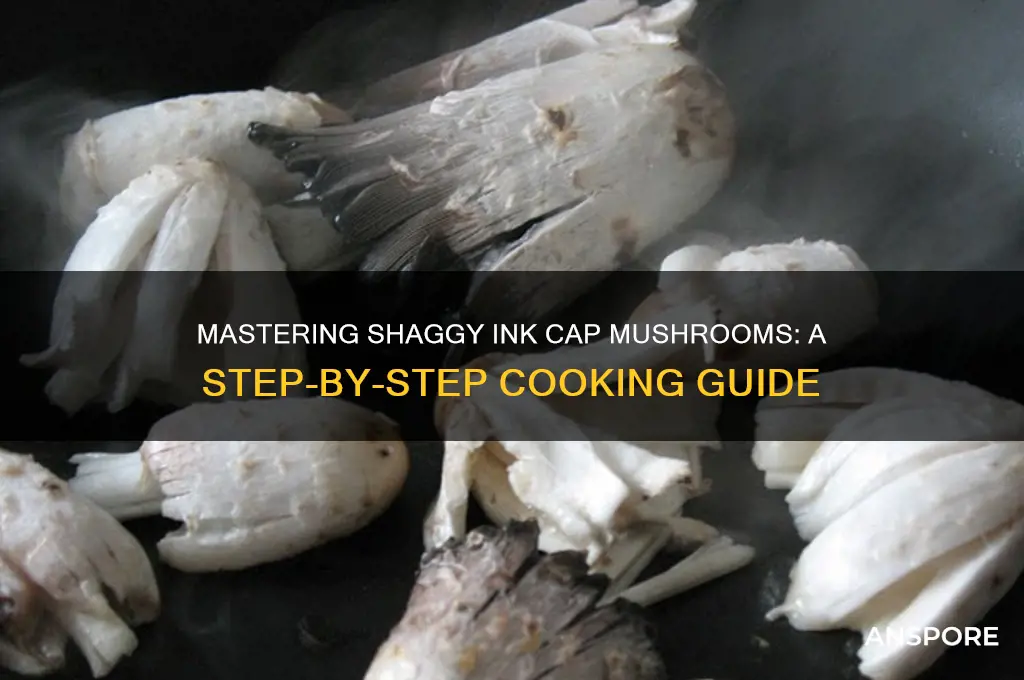 how to cook shaggy ink cap mushrooms