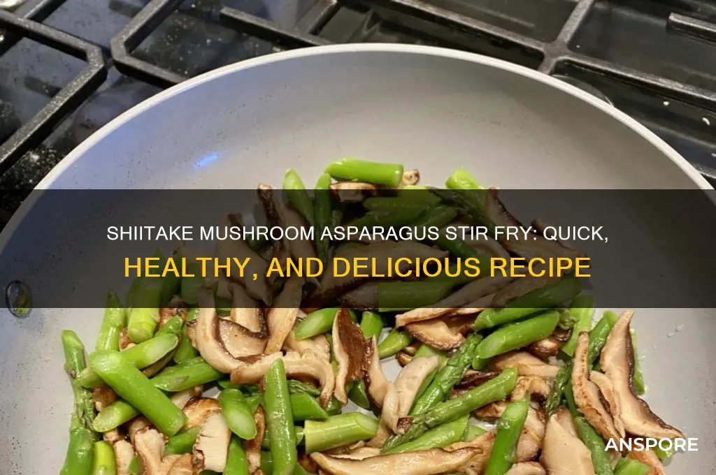 how to cook shiitake mushrooms asparagus stir fry