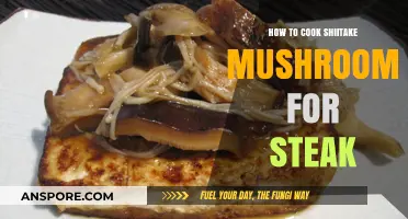 Perfectly Cooked Shiitake Mushrooms: Elevate Your Steak with Savory Flavor