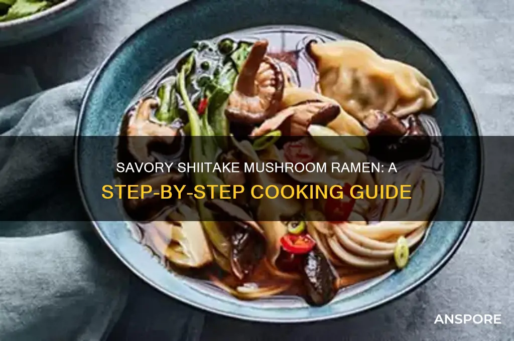 how to cook shiitake mushrooms ramen