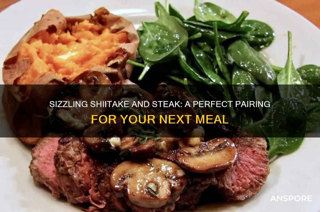how to cook shiitake mushrooms with steak