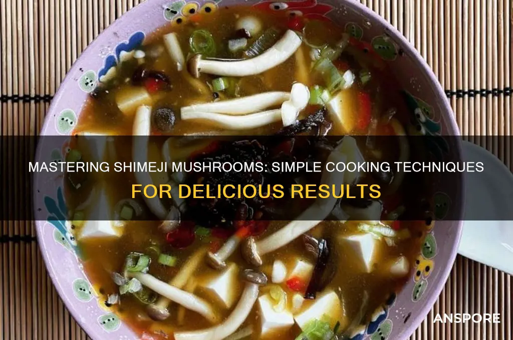 how to cook shimeji mushroom