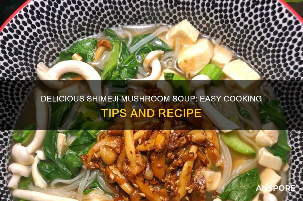 how to cook shimeji mushrooms in soup