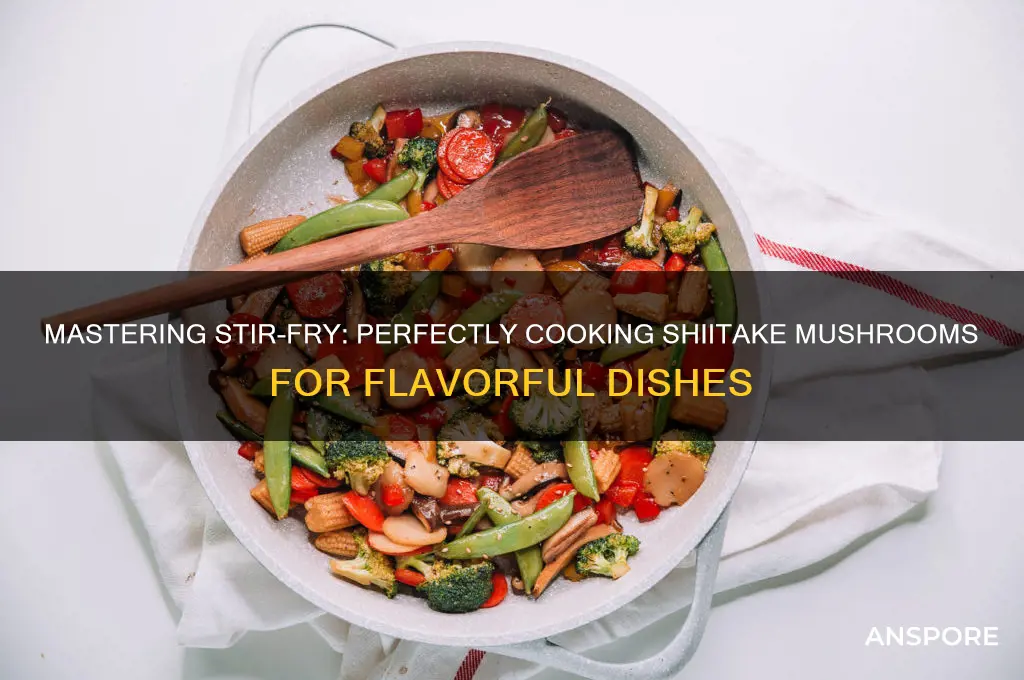 how to cook shitake mushrooms in a stir try