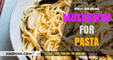 Perfectly Cooked Shiitake Mushrooms: Elevate Your Pasta with Savory Flavor