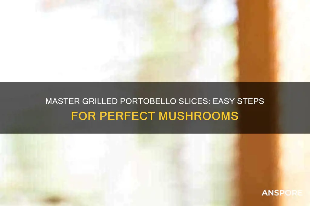 how to cook sliced portobello mushrooms on the grilled