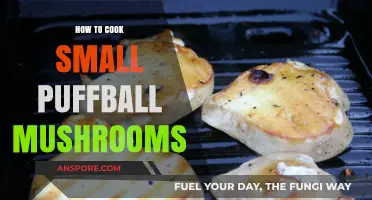 Mastering the Art of Cooking Small Puffball Mushrooms: A Guide
