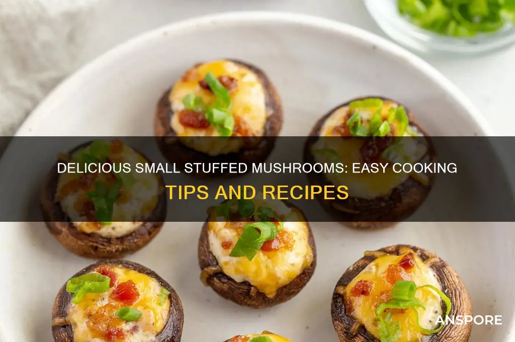 how to cook small stuffed mushrooms