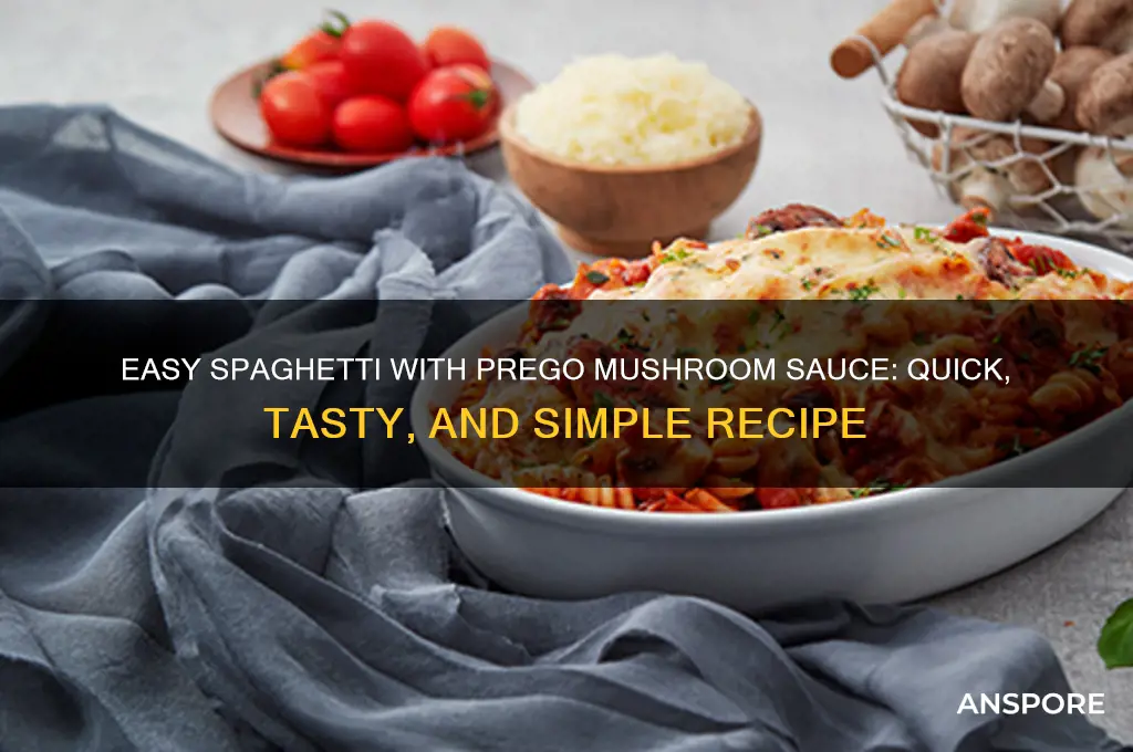how to cook spaghetti with prego mushroom sauce