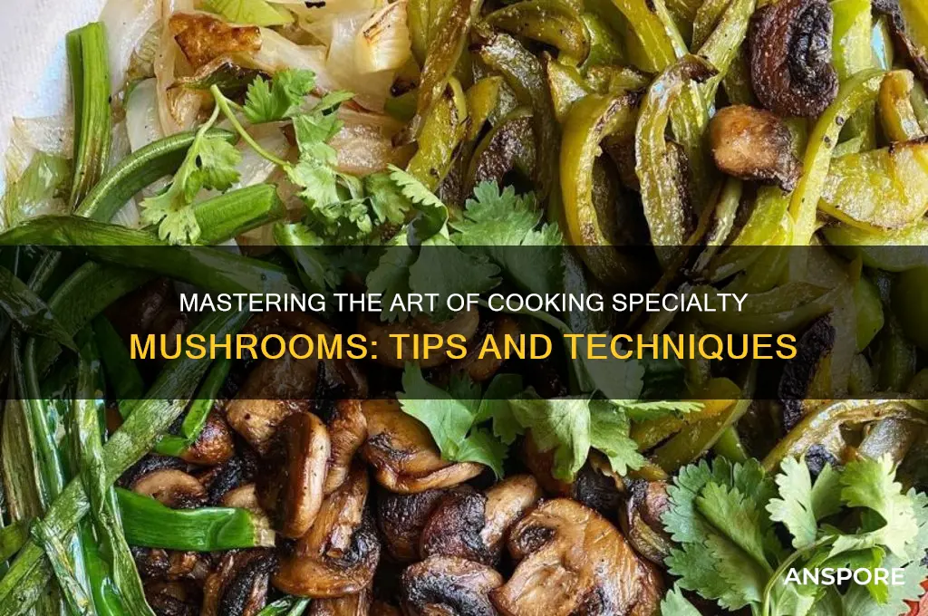 how to cook speciality mushrooms