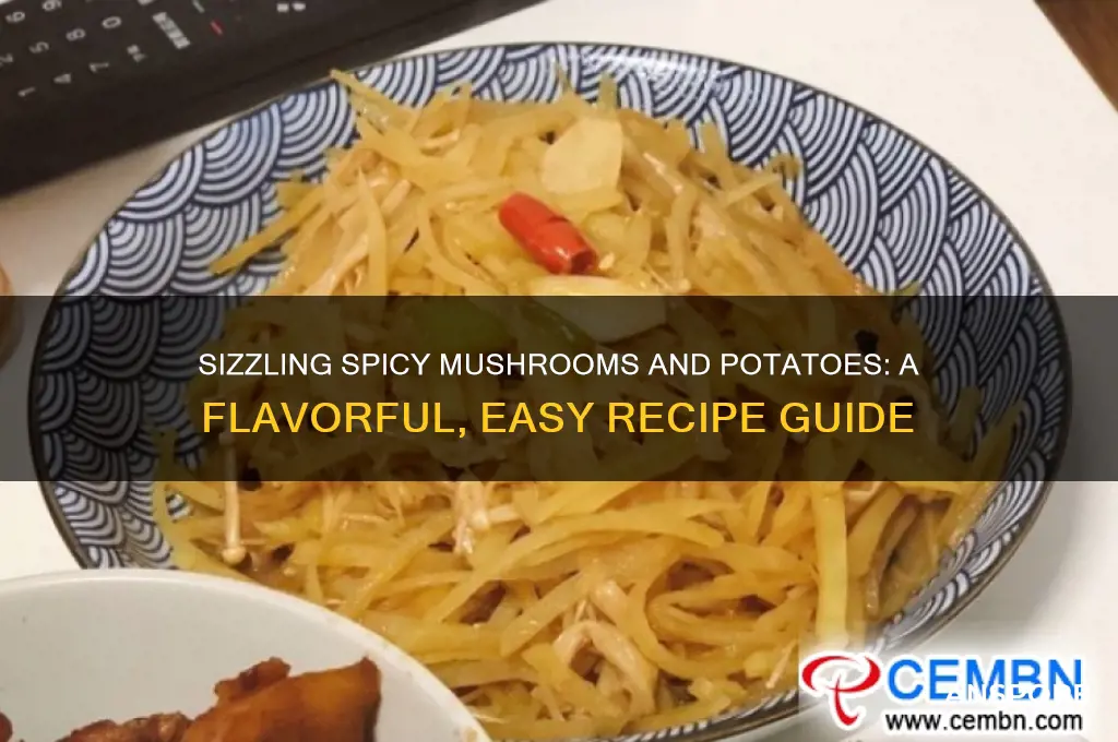 how to cook spicey mushrooms and potatoes