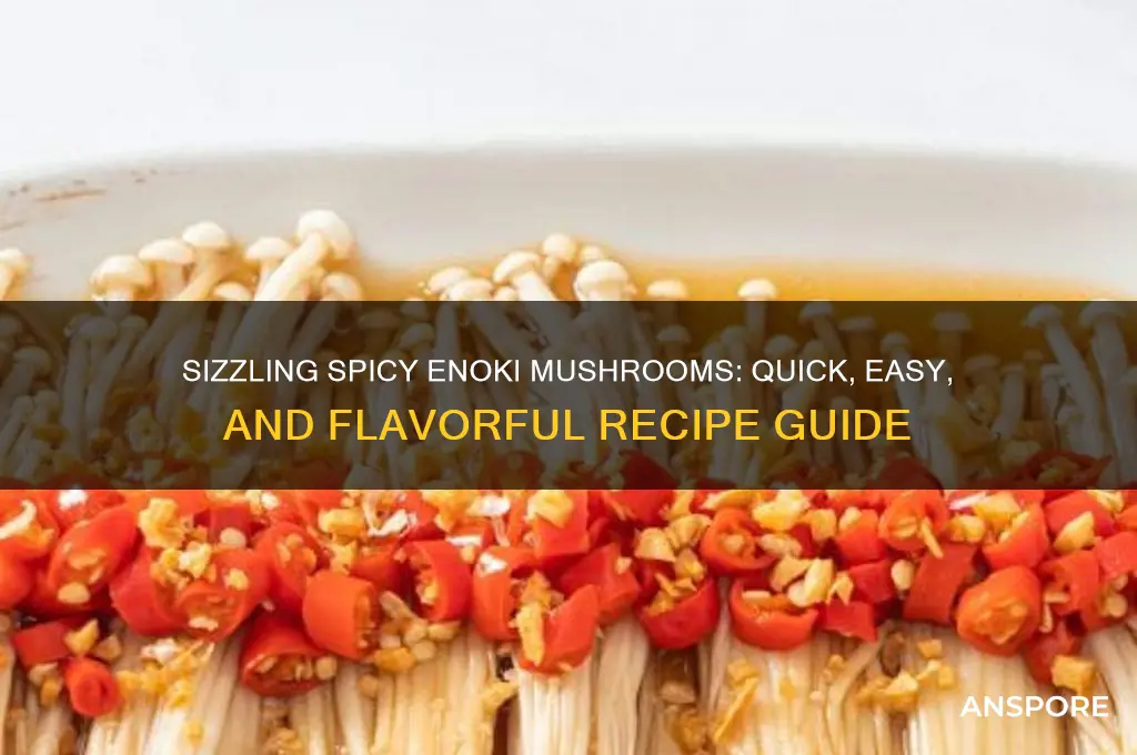 how to cook spicy enoki mushrooms