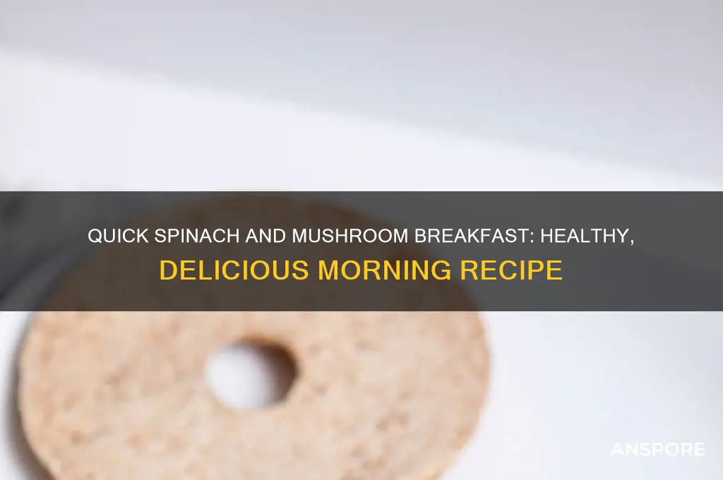 how to cook spinach and mushrooms for breakfast