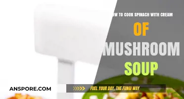 Creamy Spinach Delight: Cooking with Cream of Mushroom Soup