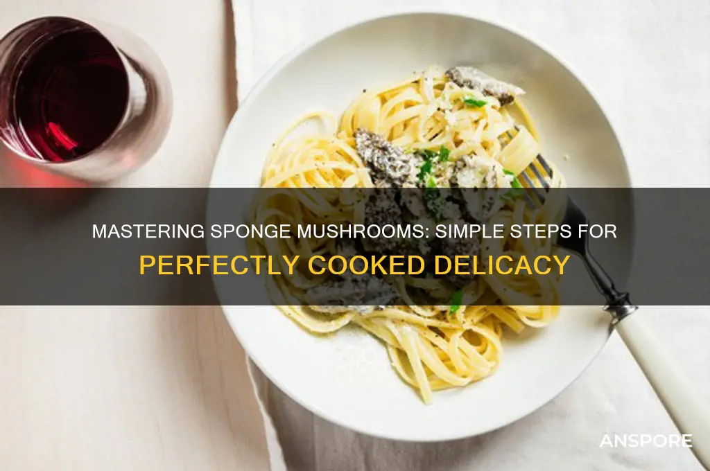 how to cook sponge mushrooms