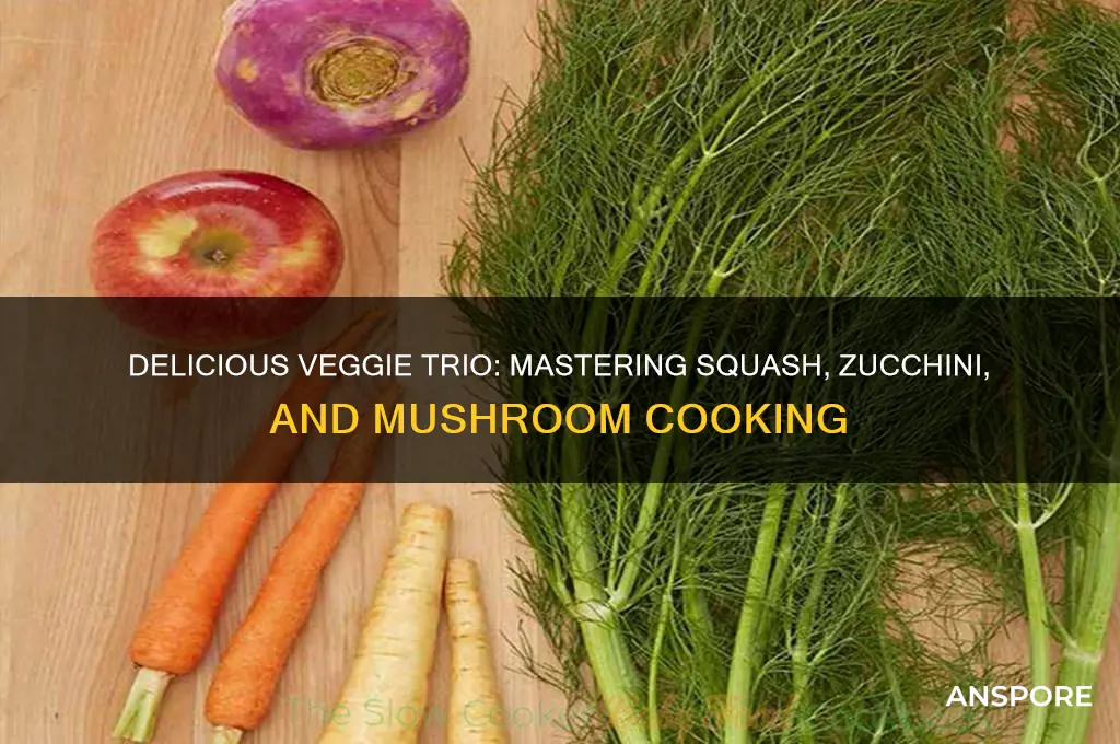 how to cook squash zucchini and mushrooms