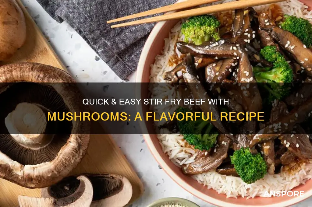 how to cook stir fry beef with mushroom