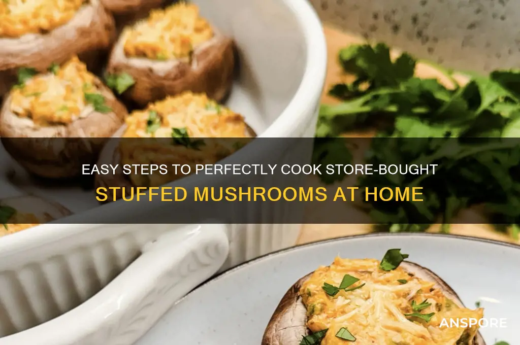 how to cook store bought stuffed mushrooms