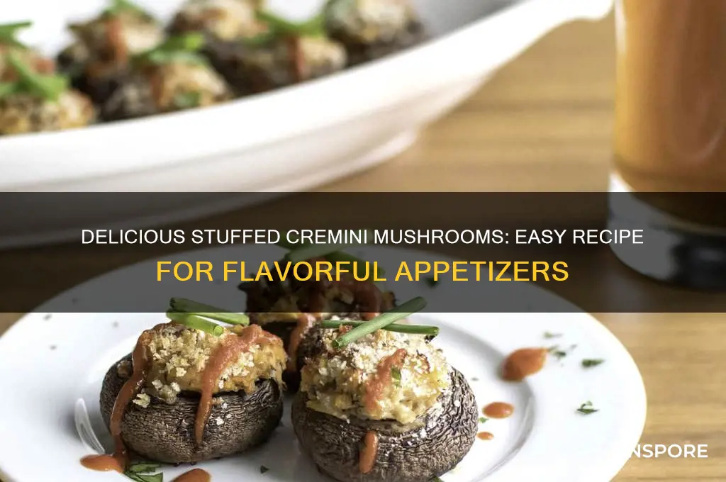 how to cook stuffed cremini mushrooms