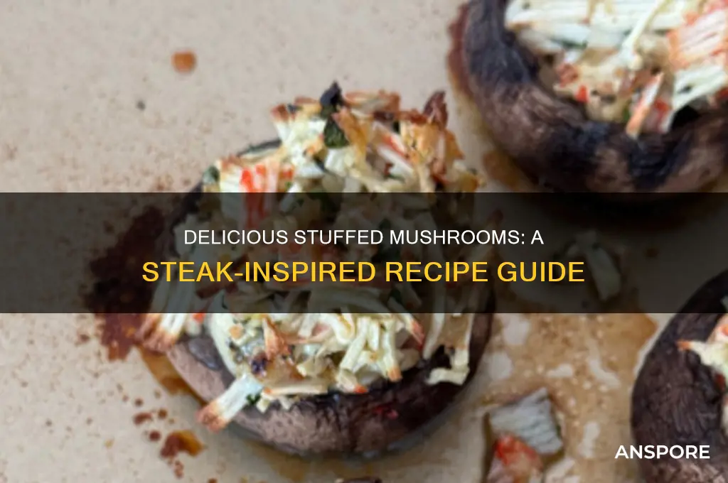 how to cook stuffed mushrooms insteak