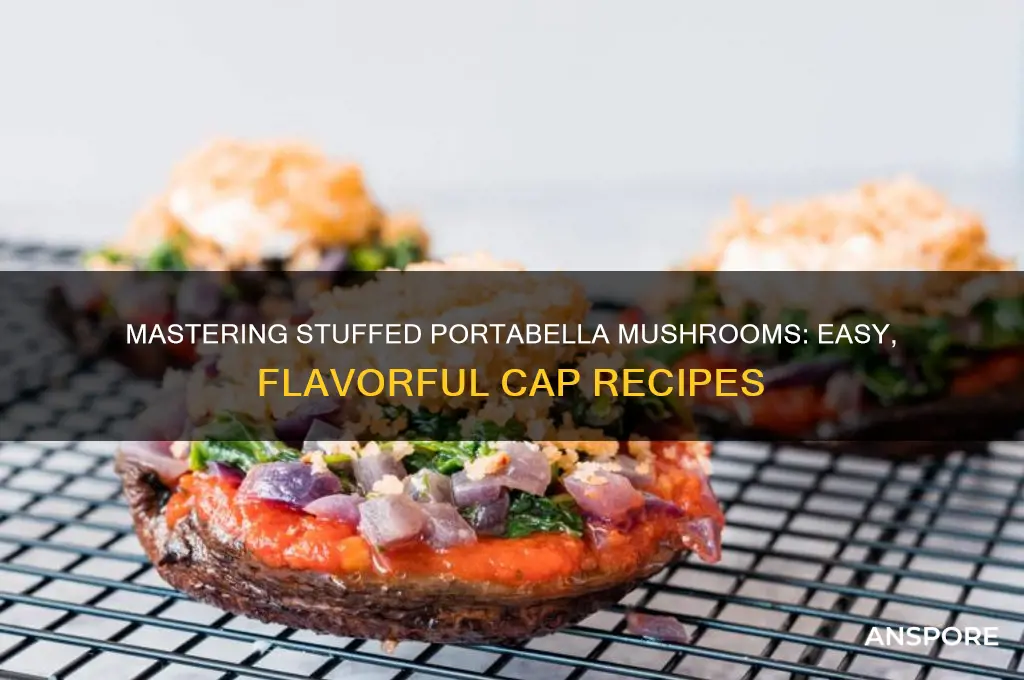how to cook stuffed portabella mushroom caps