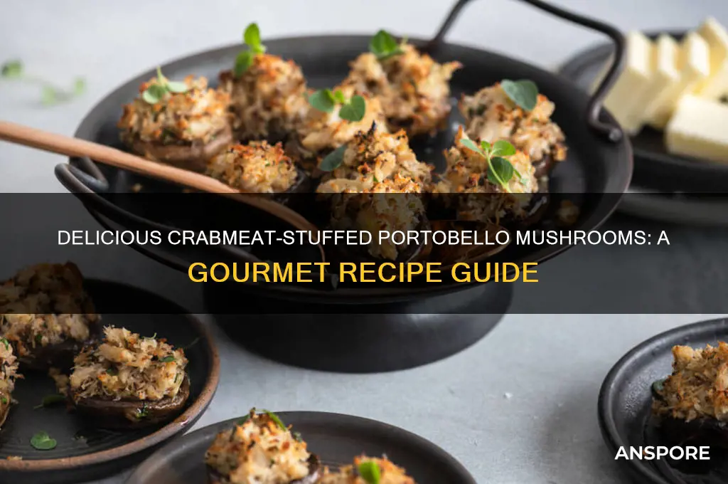 how to cook stuffed portobello mushrooms with crabmeat